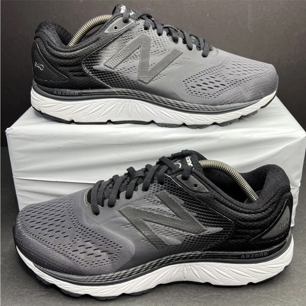New Balance Womens 940v4 W940GK4 Running Shoes Magnet/Black Size 10.5 2E Wide